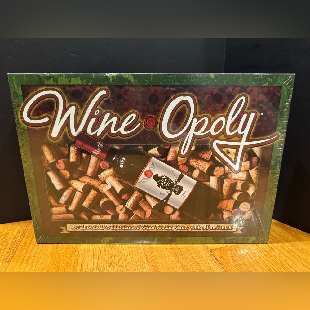Wine-Opoly Board Game SEALED Wine Trading Game With A Fun Finish. Cheers!